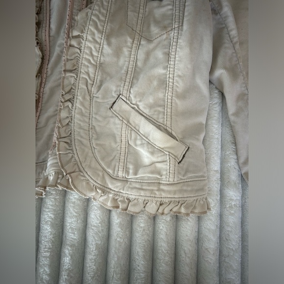 Cream Corduroy Jacket by Gidra - Picture 7 of 10